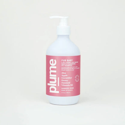 Plume Care - Natural, Nourishing & Reparing Pet Shampoo for Sensitive Skin - Damask Rose