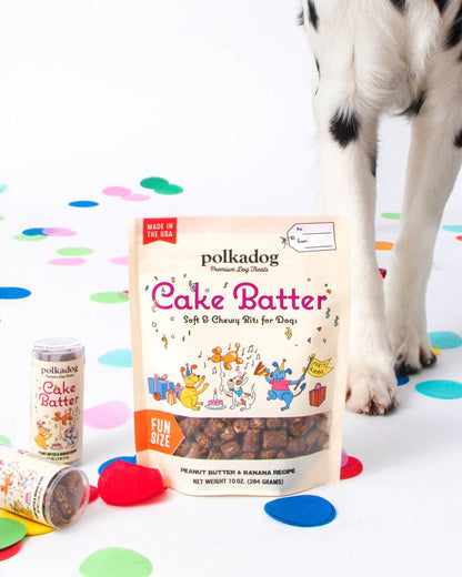 Polkadog -  Cake Batter Dog Treats - Peanut Butter & Banana