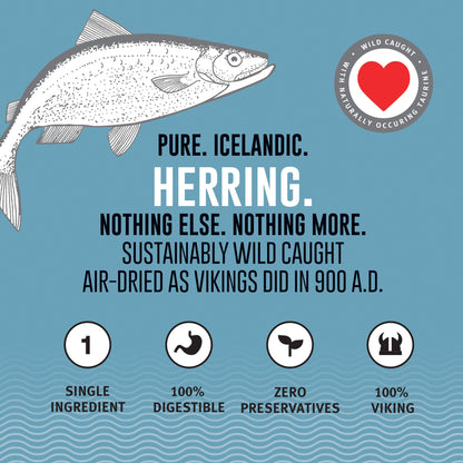Icelandic+ - Herring Whole Fish Dog Treats 3.0 oz