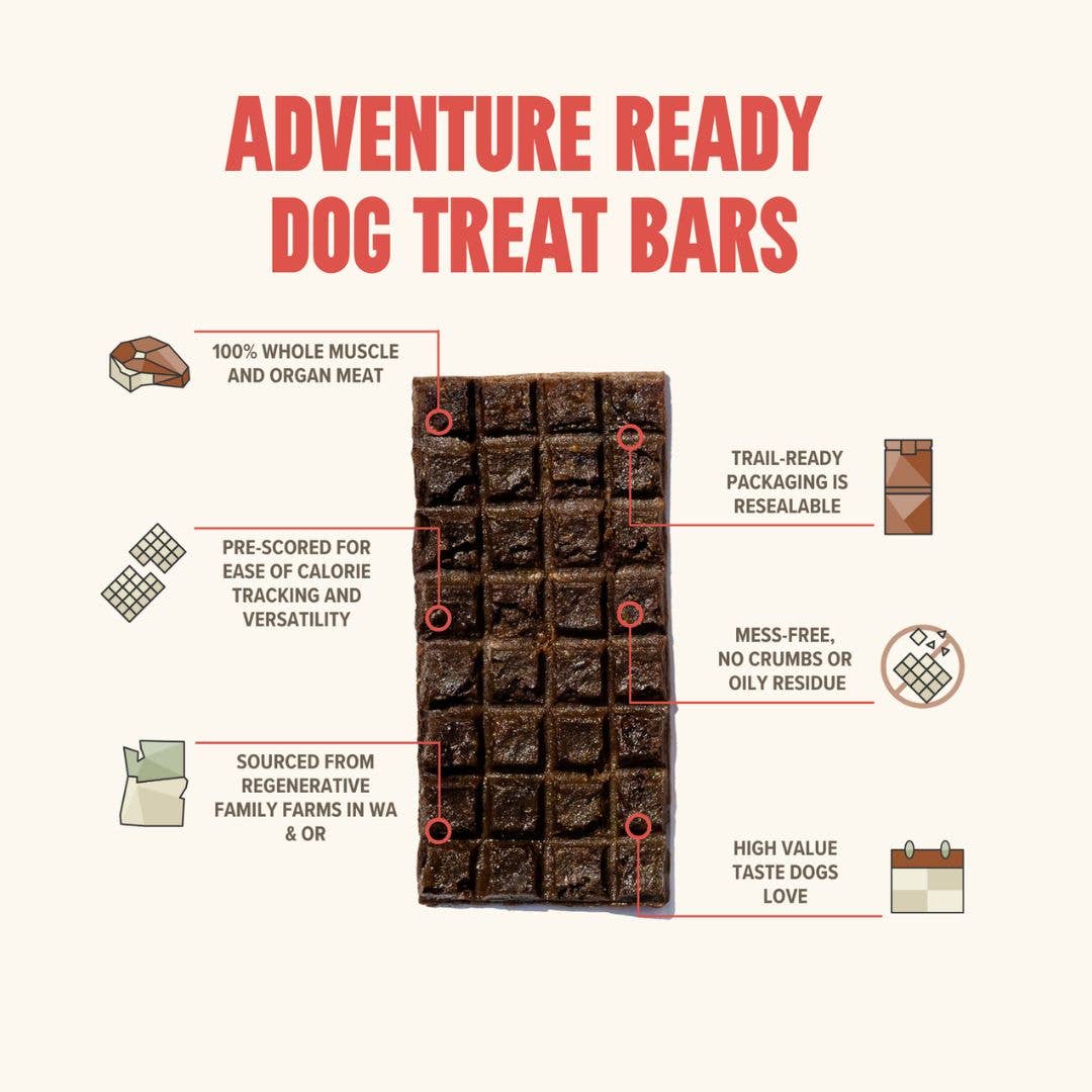 RYŌKEN INSTINCT - Beef Treat & Snack Bar for Active Dogs - Energy & Recovery