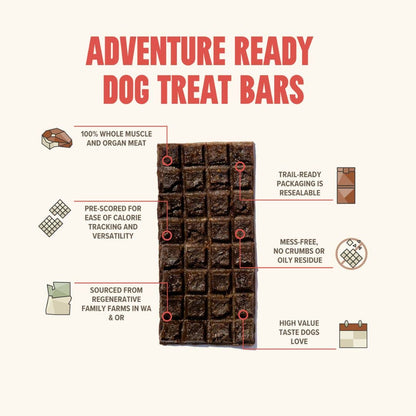 RYŌKEN INSTINCT - Beef Treat & Snack Bar for Active Dogs - Energy & Recovery