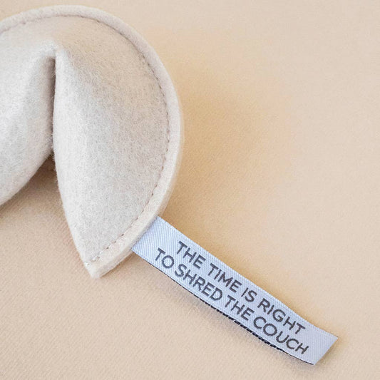 Modernbeast - KITTY FORTUNE COOKIE Organic Catnip Cat Toy: The Time Is Right To Shred The Couch