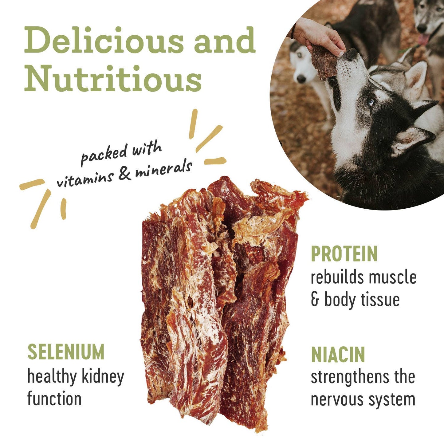 Farm Hounds - Turkey Jerky - All-Natural Dog Treats - 3.5oz: 3.5oz