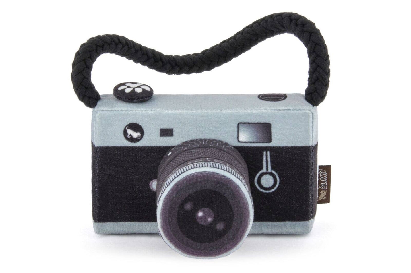 Play Pet Brands - Globetrotter Camera - Pet Plush Toy for Dogs: 5.5 x 4.4 x 7.1