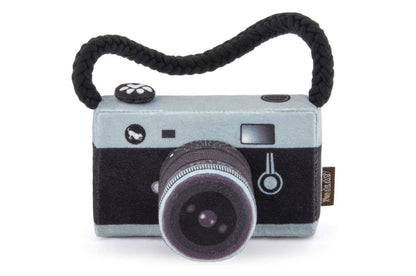 Play Pet Brands - Globetrotter Camera - Pet Plush Toy for Dogs: 5.5 x 4.4 x 7.1