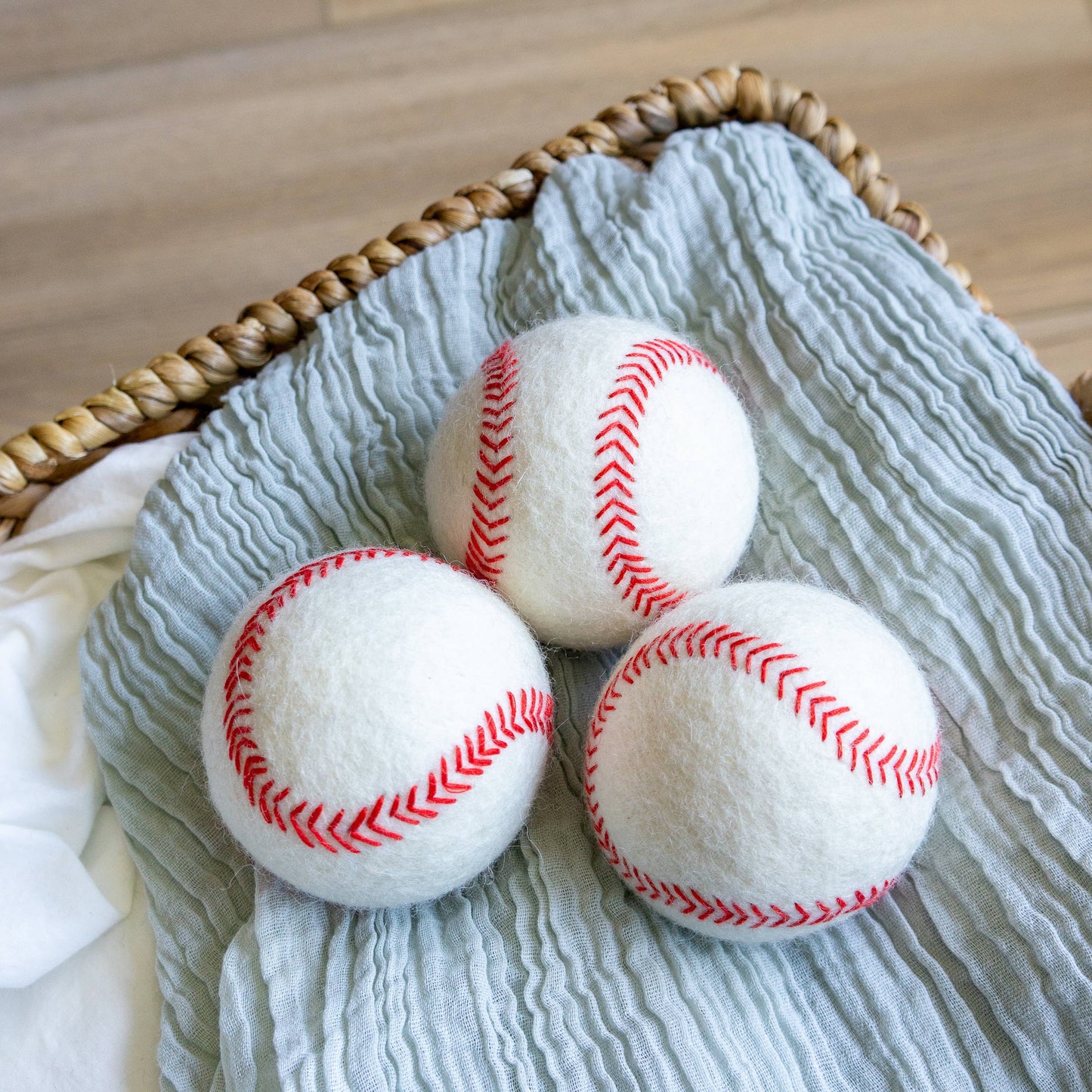 Friend Sheep - Wool Felt Baseball Dog Toy