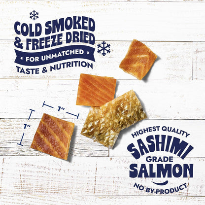Finfare - Freeze-Dried Salmon Skin Bites for Dogs, 2oz