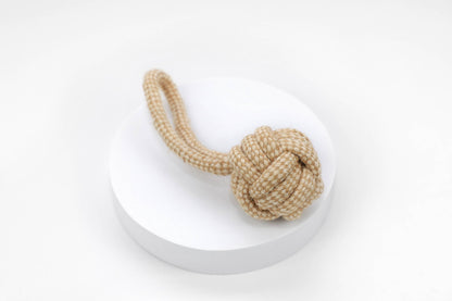 Monli Pet Toys - Rope Tug Ball | Dog Toy | Hemp Rope Dog Toy