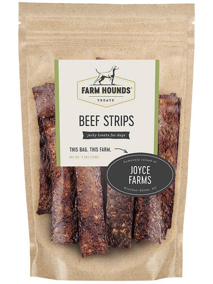 Farm Hounds - Beef Strips - All-Natural Dog Treats - 4.5 oz: 4.5oz