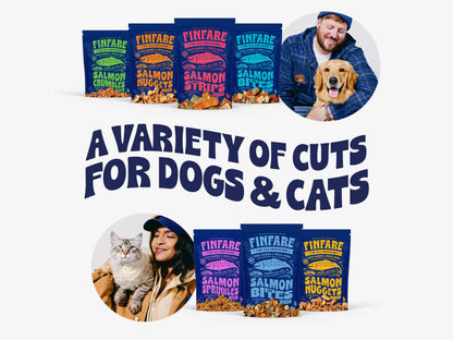 Finfare - Freeze-Dried Salmon Nuggets for Dogs, 4oz