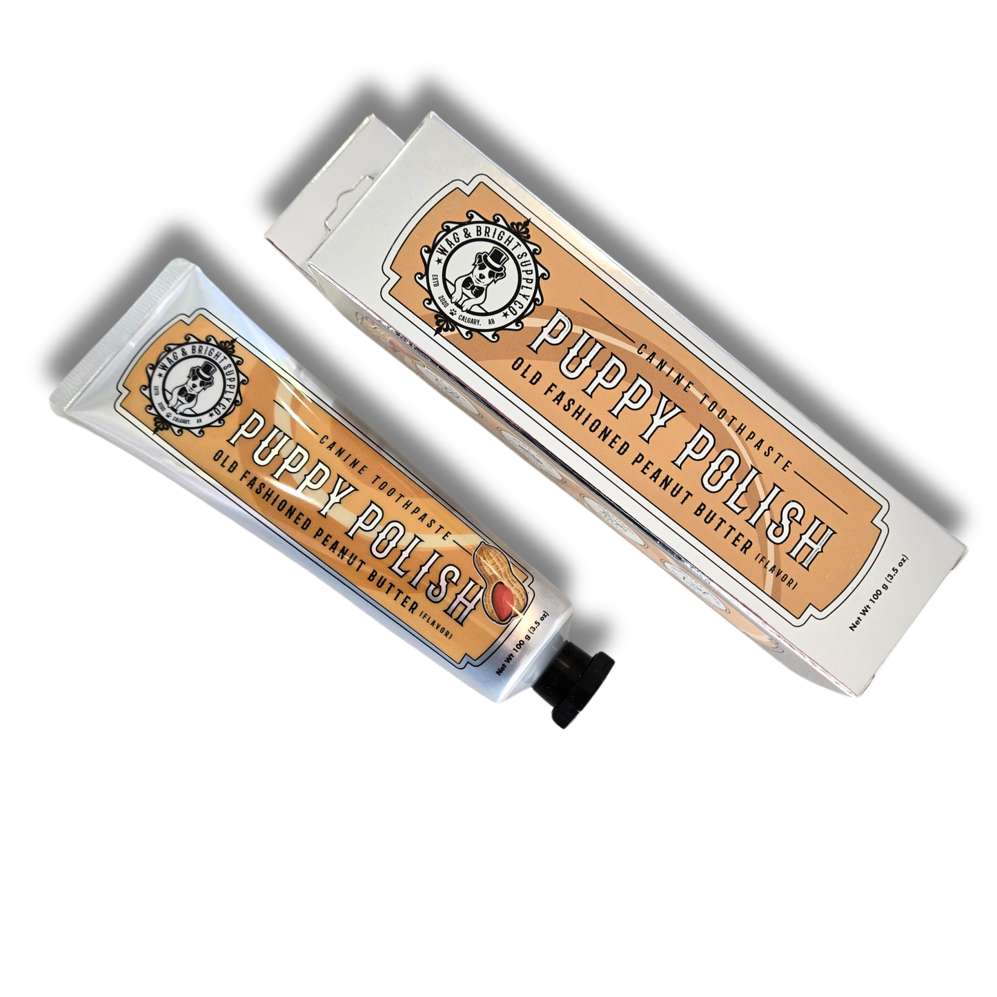 Wag & Bright Supply Co.: Puppy Polish Toothpaste - Old Fashioned Peanut Butter