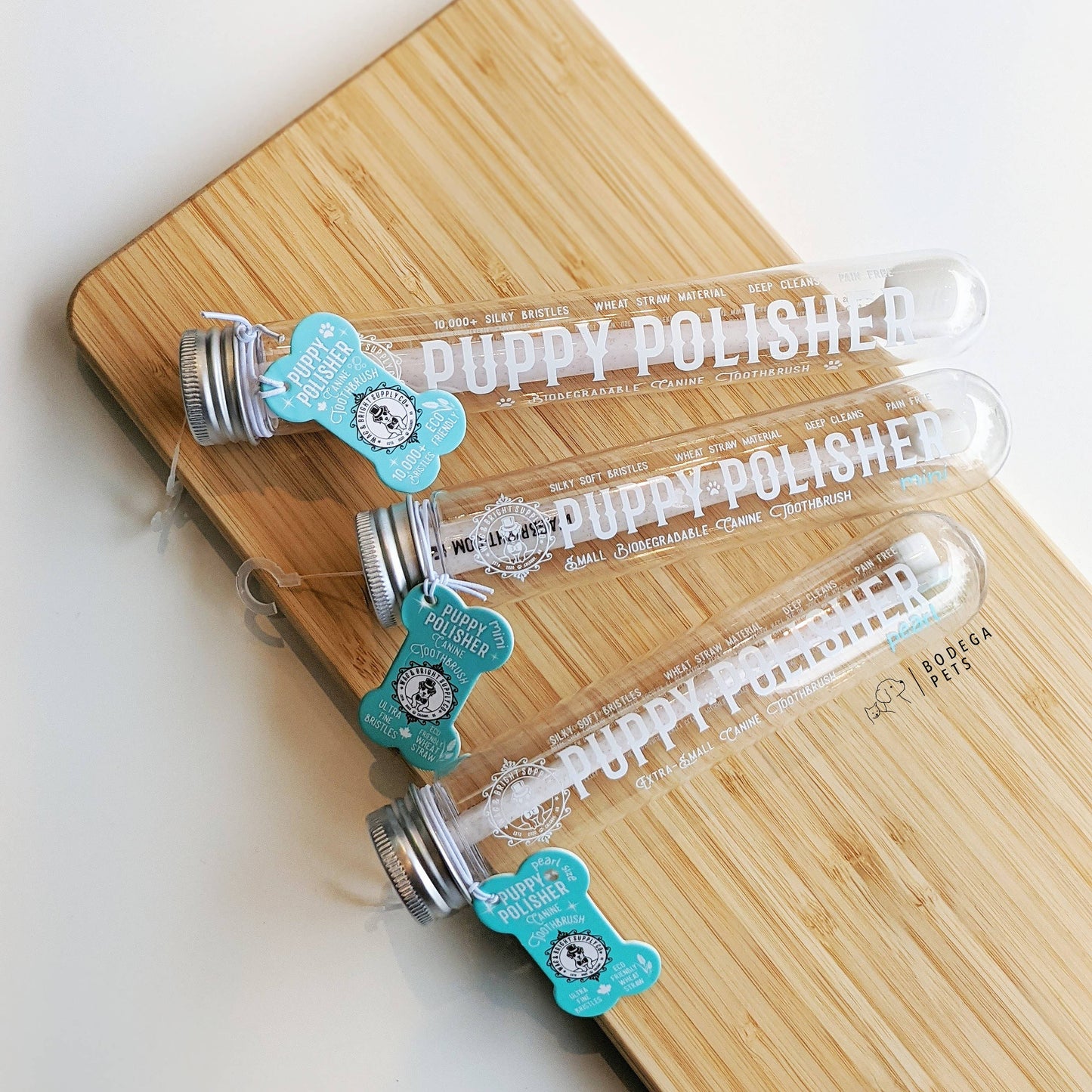 Wag & Bright Supply Co. : Puppy Polisher Eco Toothbrush - (Medium)