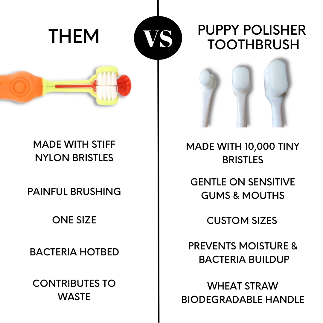 Wag & Bright Supply Co.: Puppy Polisher Mini Eco Toothbrush (Small)