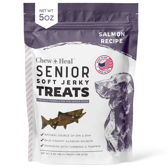 Chew + Heal : Senior Wild Alaskan Salmon Limited Ingredient Dog Treats: 5oz