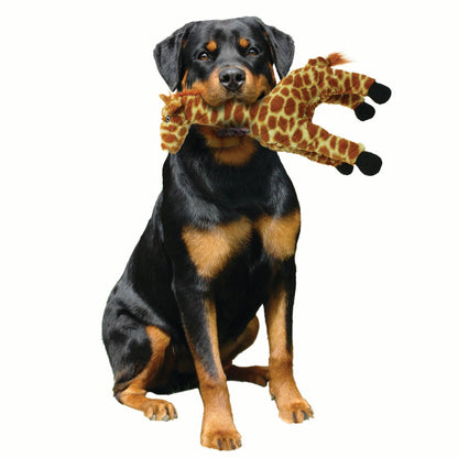 Mighty Safari Giraffe, Plush, Squeaky Dog Toy