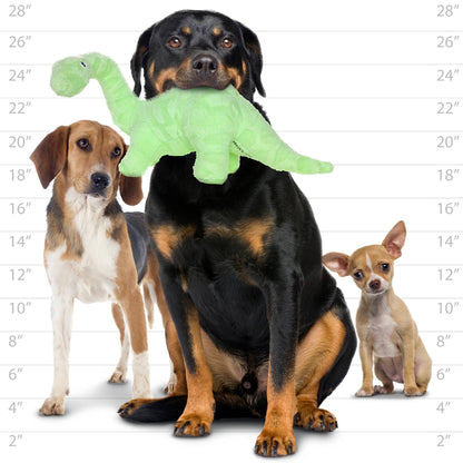 Mighty Dinosaur Brachiosaurus, Plush, Squeaky Dog Toy