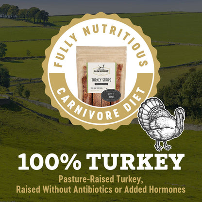 Farm Hounds - Turkey Strips - All-Natural Dog Treats - 4.5 oz: 4.5oz