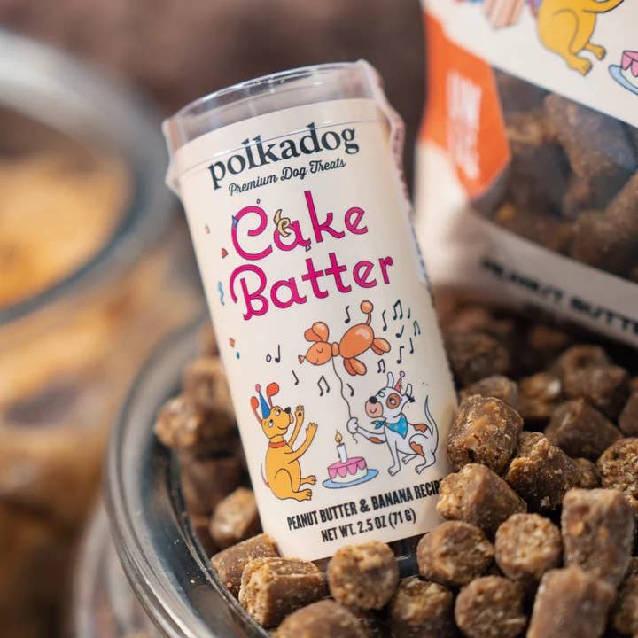 Polkadog -  Cake Batter Dog Treats - Peanut Butter & Banana
