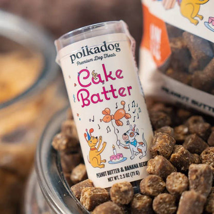 Polkadog -  Cake Batter Dog Treats - Peanut Butter & Banana