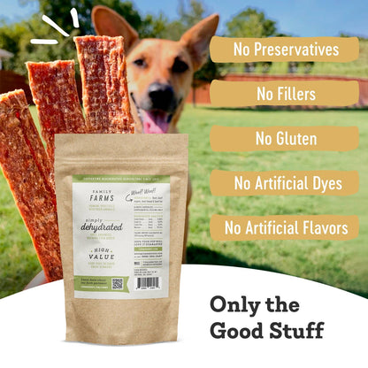 Farm Hounds - Beef Strips - All-Natural Dog Treats - 4.5 oz: 4.5oz
