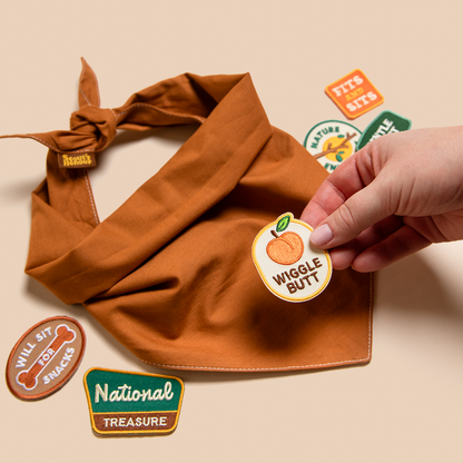 Scout's Honour - Wiggle Butt iron-on patch for dogs