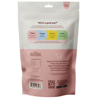 Pupford - Freeze Dried Beef Liver Training Treats 4oz