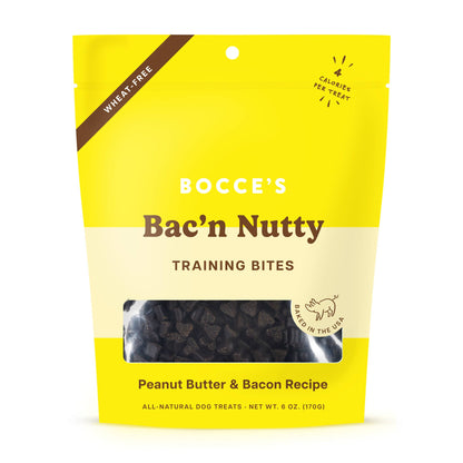 Bocce's Bakery - Bac'N Nutty Training Bites Dog Treats 6oz