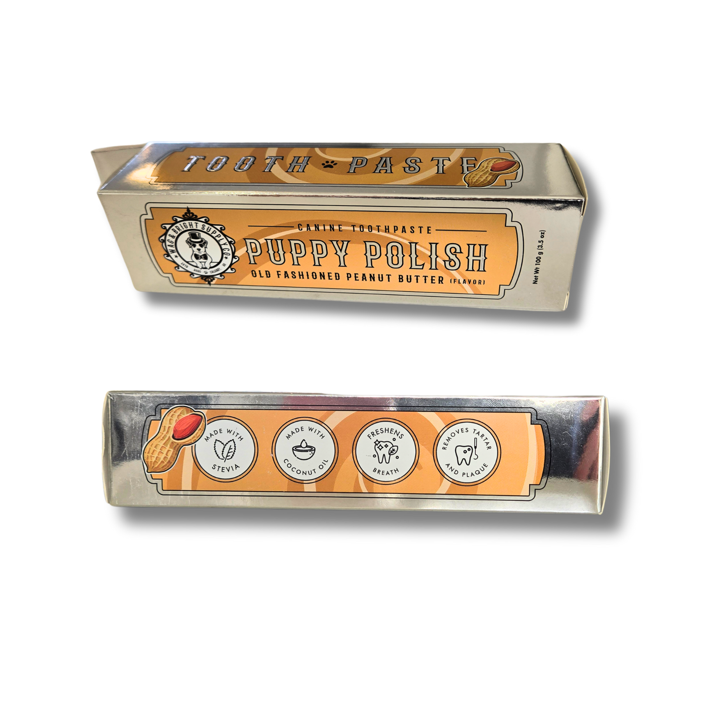 Wag & Bright Supply Co.: Puppy Polish Toothpaste - Old Fashioned Peanut Butter