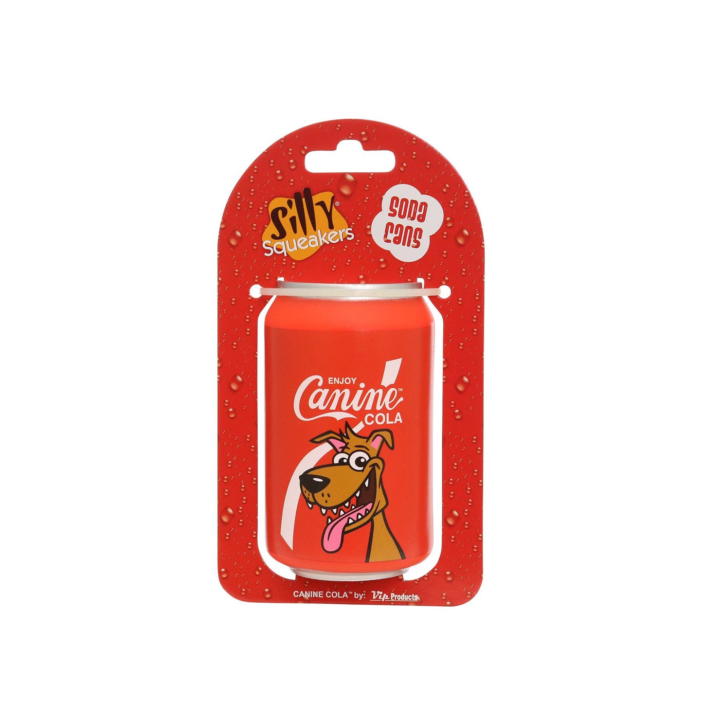 Silly Squeaker Soda Can Canine Cola, Squeaky Novelty Dog Toy