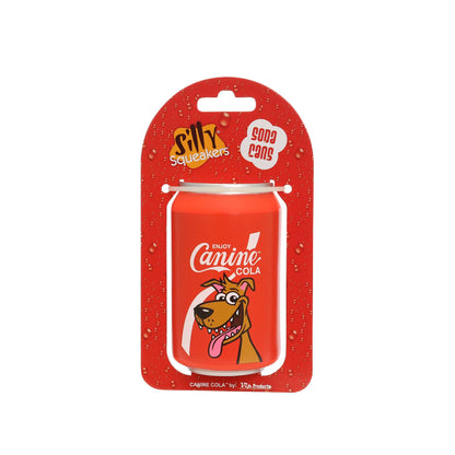 Silly Squeaker Soda Can Canine Cola, Squeaky Novelty Dog Toy