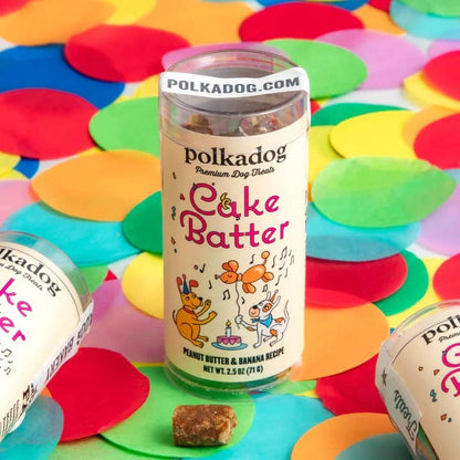 Polkadog -  Cake Batter Dog Treats - Peanut Butter & Banana