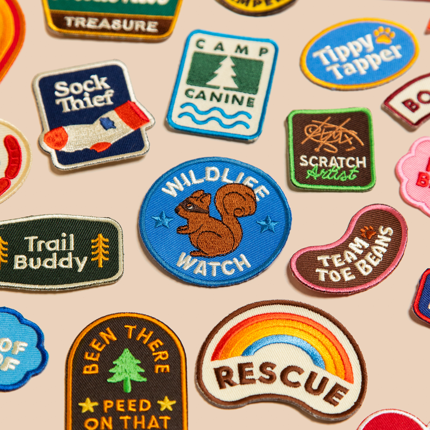 Scout's Honour - Trail Buddy iron-on patch for dogs