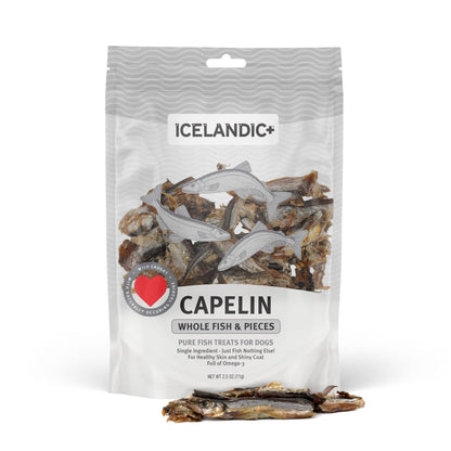 Icelandic+ - Capelin Whole Fish & Pieces Dog Treats 2.5 oz