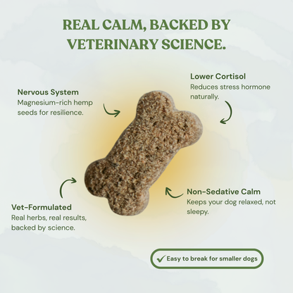 Botanical Bones - Balance + Calm Cookies - All Natural, Organic Dog Treats