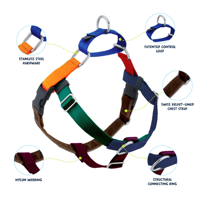 2 Hounds Design - Jellybean Spice Freedom No-Pull Dog Harness
