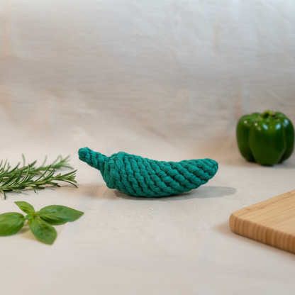 Monli Pet Toys - Handcrafted Jalapeno Pet Rope Toy