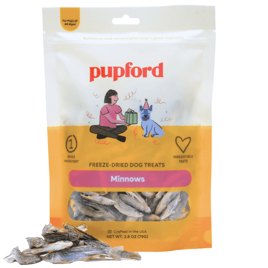 Pupford - Freeze Dried Minnows 2.8oz