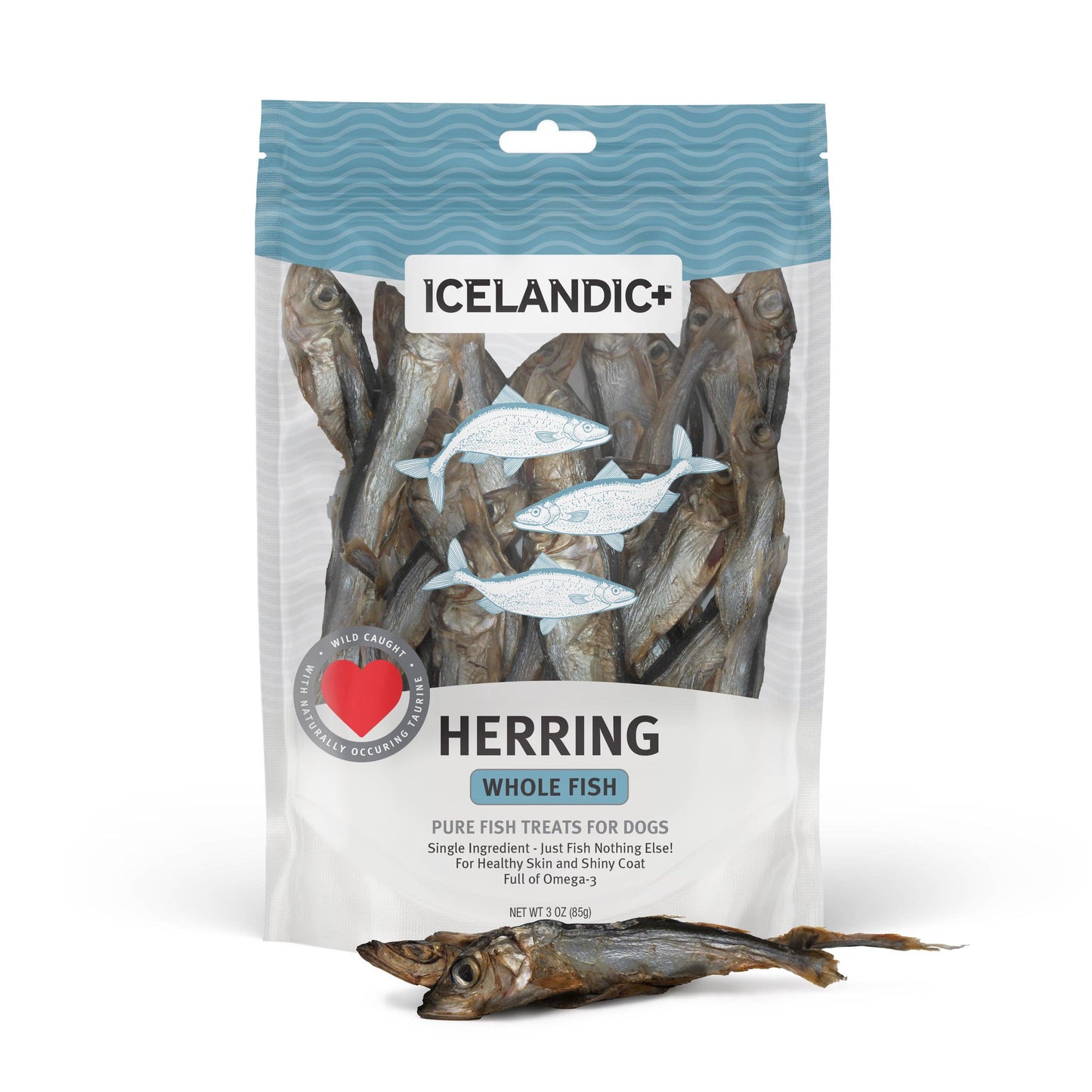 Icelandic+ - Herring Whole Fish Dog Treats 3.0 oz