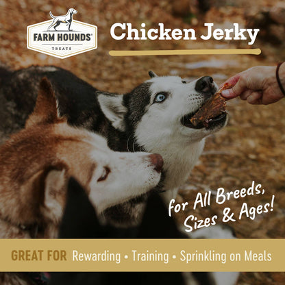 Farm Hounds - Chicken Jerky - All-Natural Dog Treats - 3.5oz: 3.5oz