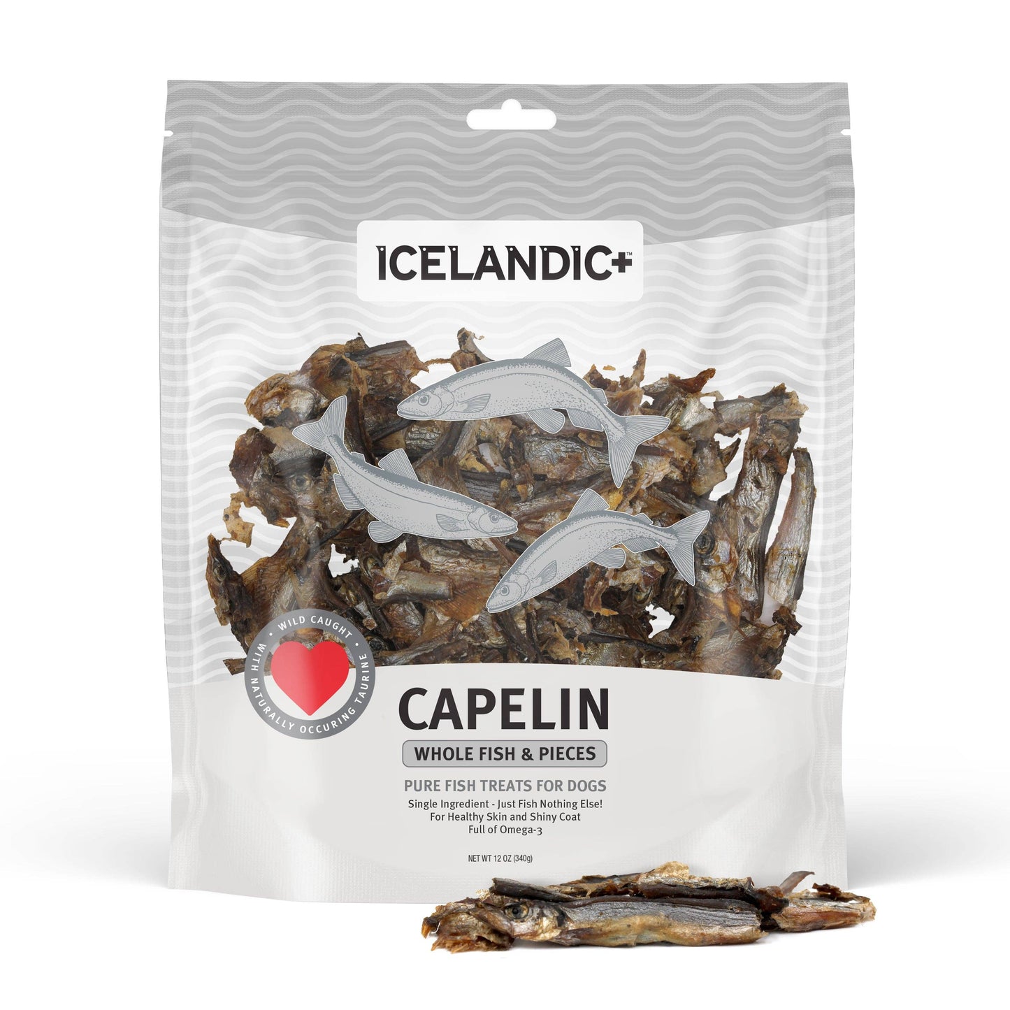 Icelandic+ - Capelin Whole Fish & Pieces Dog Treats 2.5 oz
