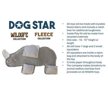 Dog Star - Seymour the Salmon Fleece Dog Toy