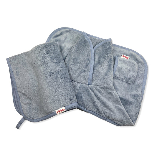 Dog Bathrobe & Towel Set - Powder Blue