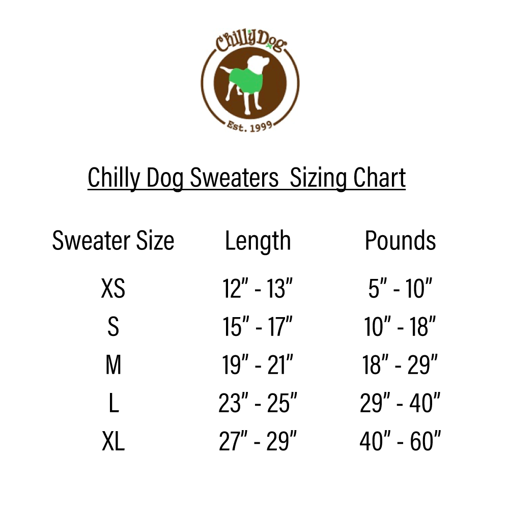 Chilly Dog Sweater - Sandy Canble Knit