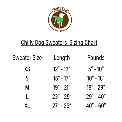 Chilly Dog Sweater - Sandy Canble Knit