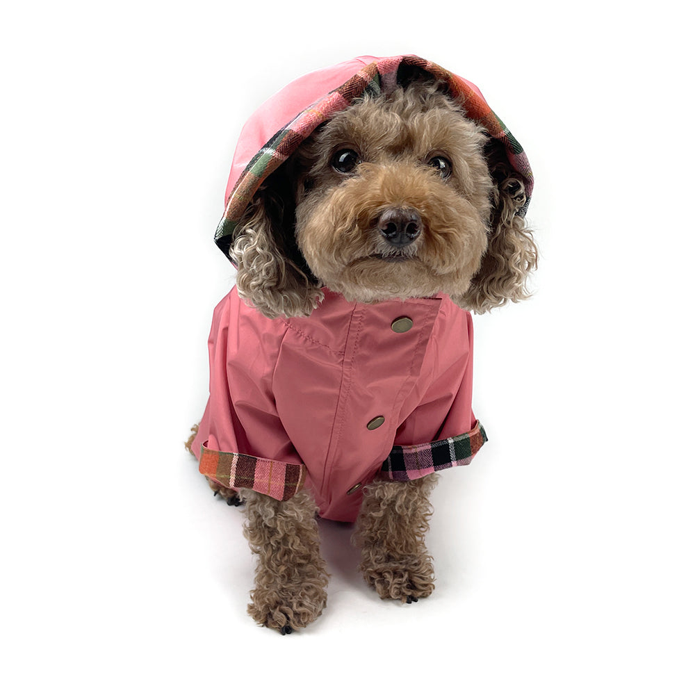 Dog Rain Jacket - Dusty Rose