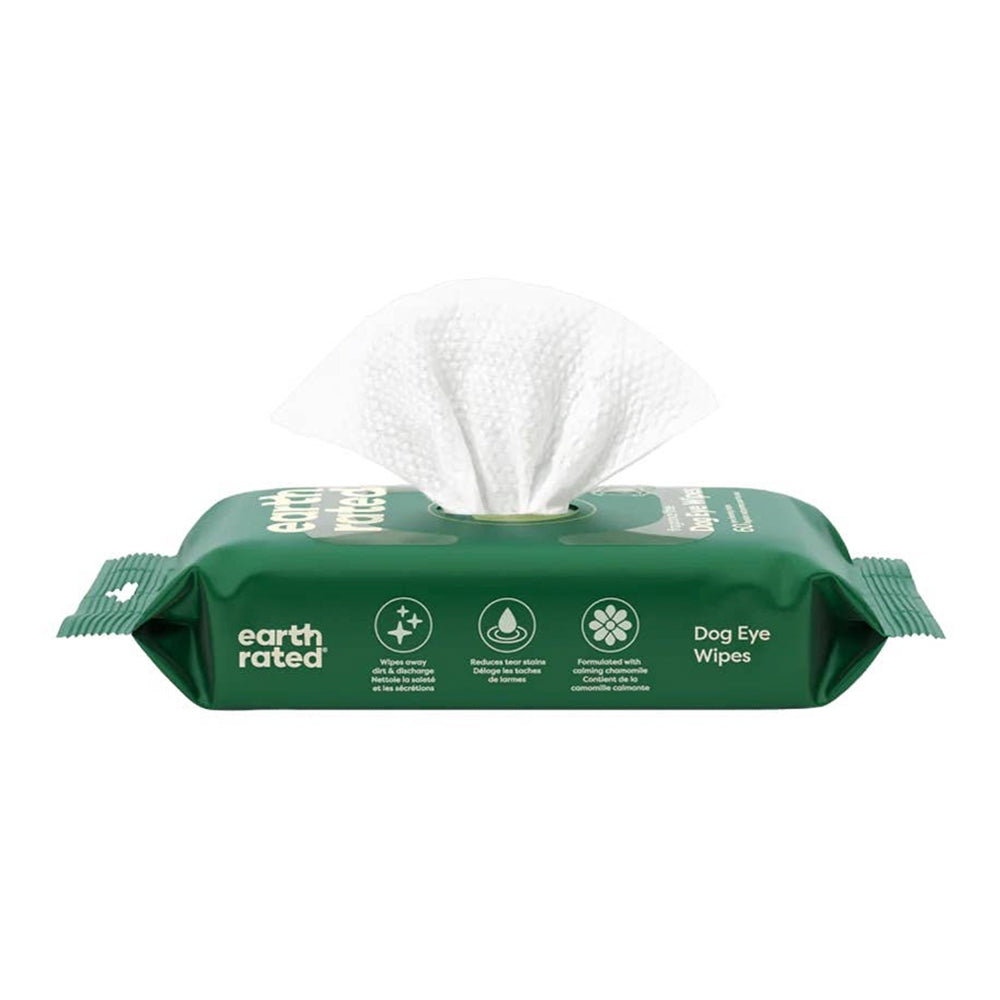 Earth Rated - Dog Eye Cleansing Wipes 60ct