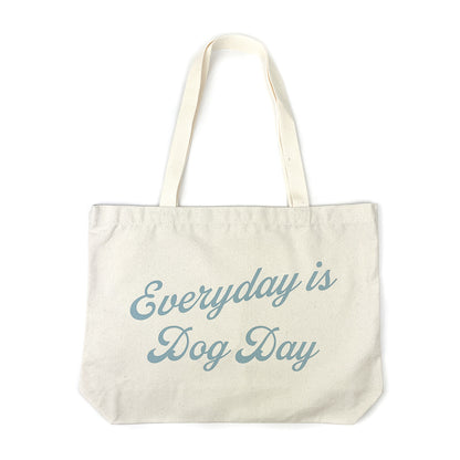Everyday is Dog Day Canvas Tote Bag