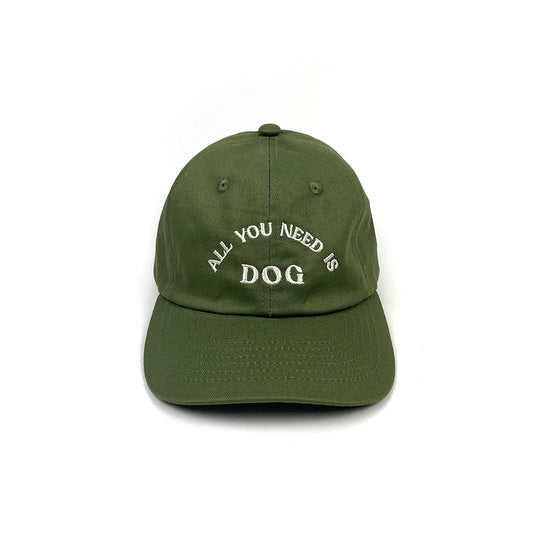 All You Need is Dog Hat - Olive Green