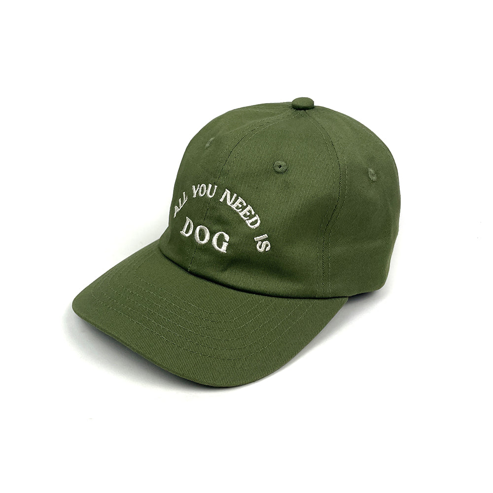 All You Need is Dog Hat - Olive Green