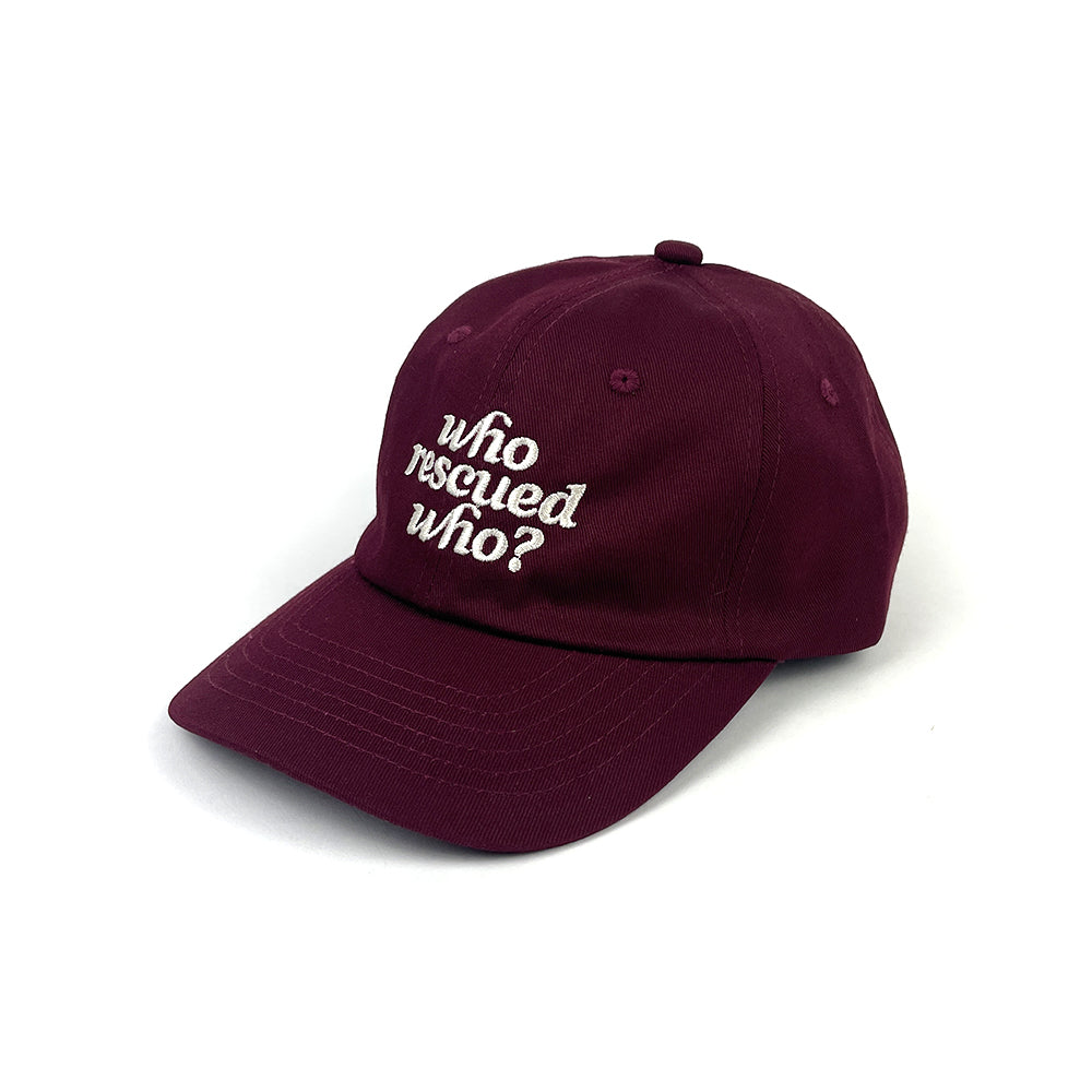 Who Rescued Who? Hat - Maroon